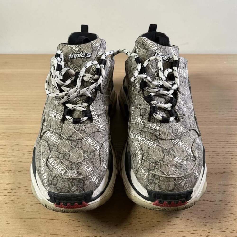 Gucci x Balenciaga The Hacker Project Triple S Sneakers Size 42. No box - Picture 3 of 6
